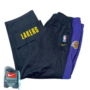 Rare! 90s VTG LA Lakers Nike Team On Court Sweatpants Relaxed Baggy Men Size L